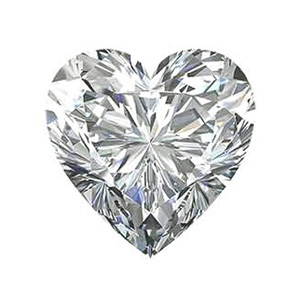Losse diamant Heartshape 1.38 crt. D-si1 